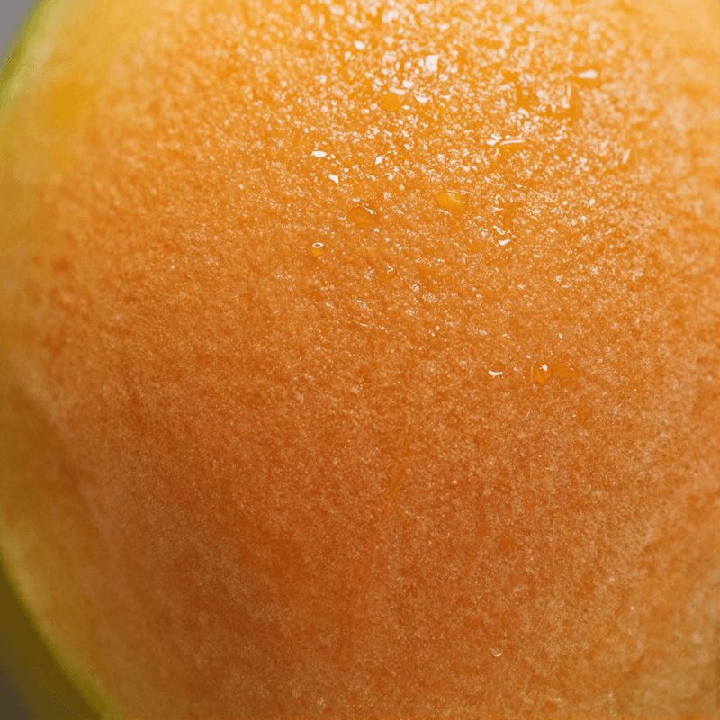 Mango sorbet closeup